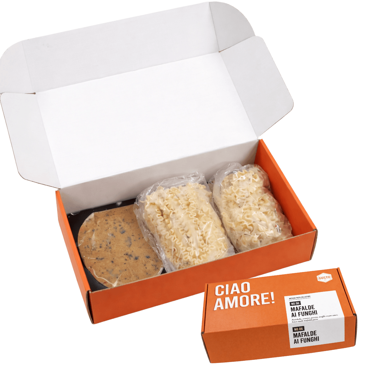 Gusto 101 Mafalde ai Funghi Pasta Kit