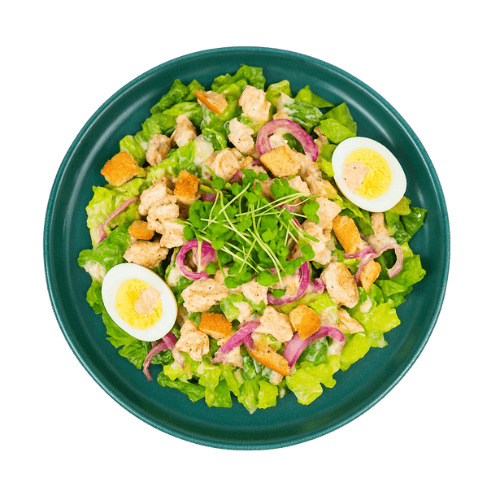 Smoked Chicken caesar salad