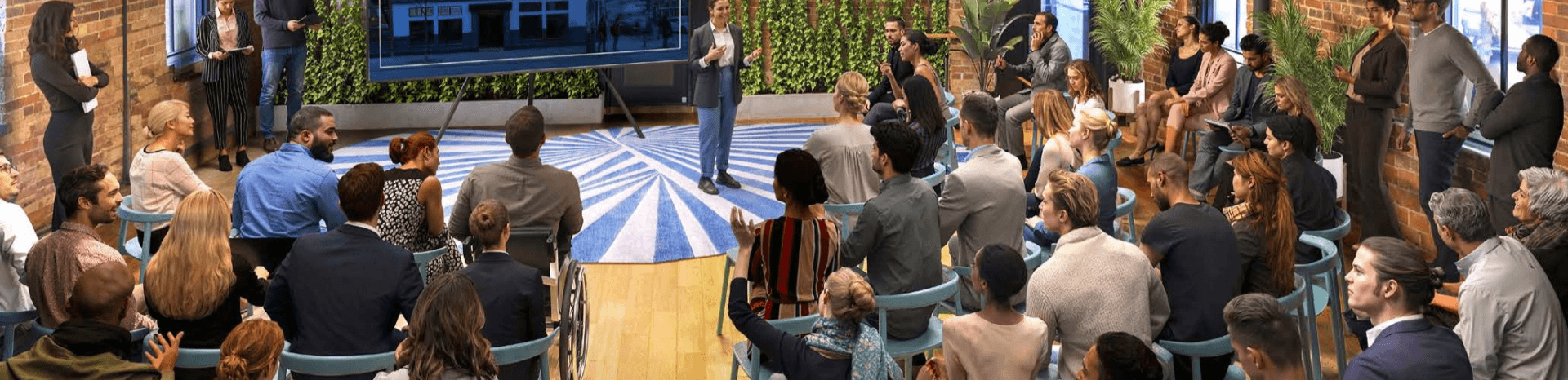 A brand activation in The Grand Hall