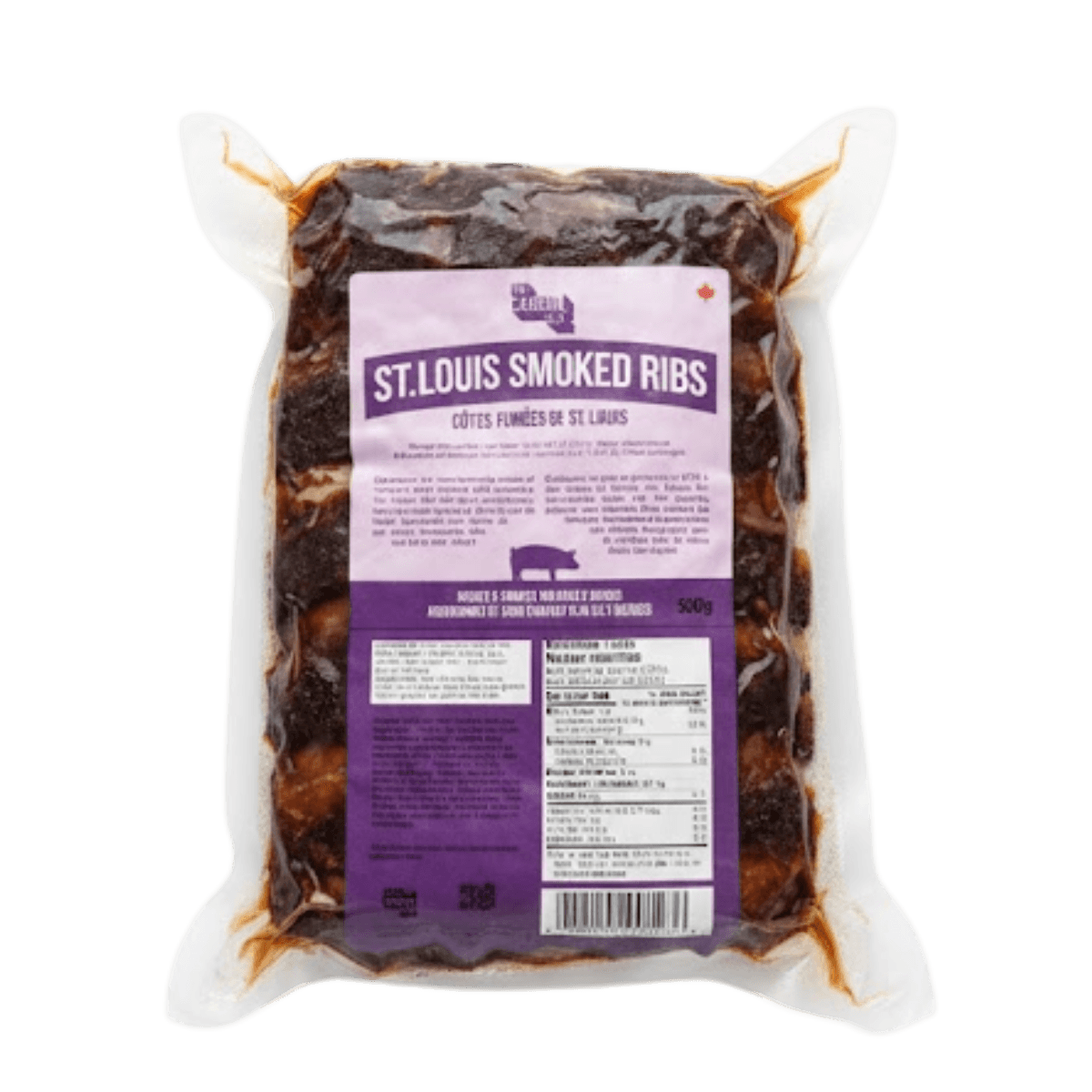 St Louis Pork Ribs 1/2 Rack