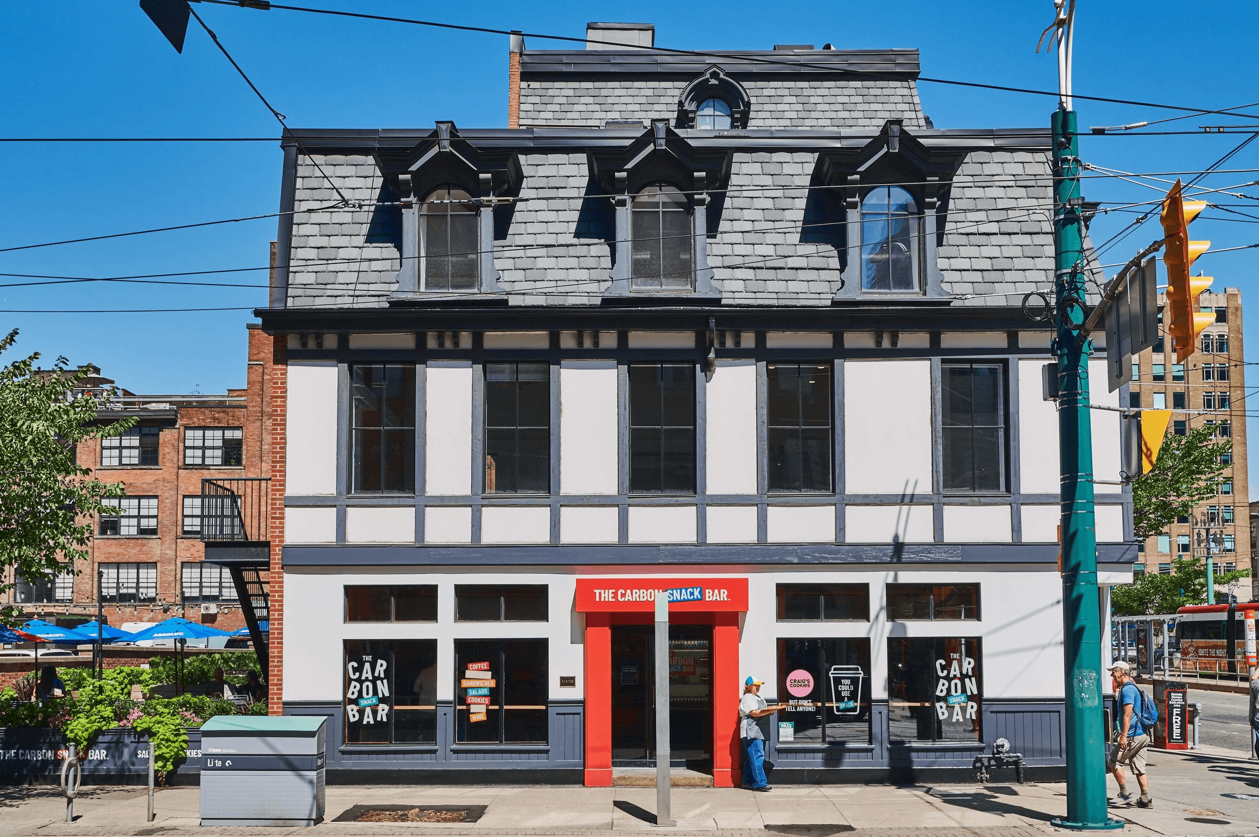 The Carbon Snack Bar at 460 King West, street view